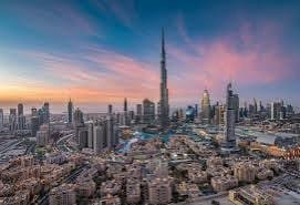 Dubai Blick auf die Wolkenkratzer