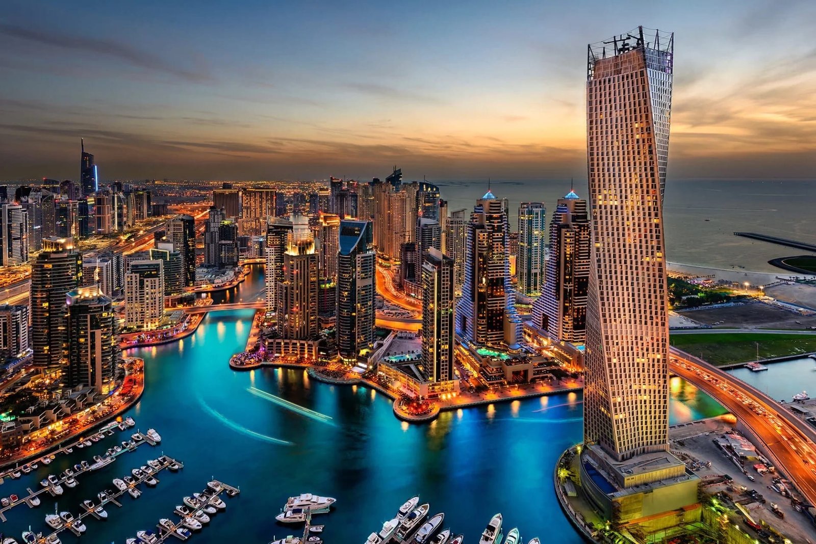 Dubai Marina Wolkenkratzer