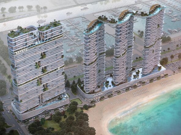Damac Bay 2 ansicht von weiten