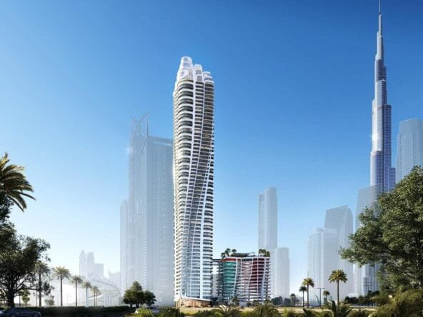 DAMAC Volta Tower von Weiten