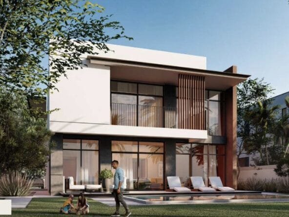 NAKHEEL Tilal Al Furjan Villa von Außen