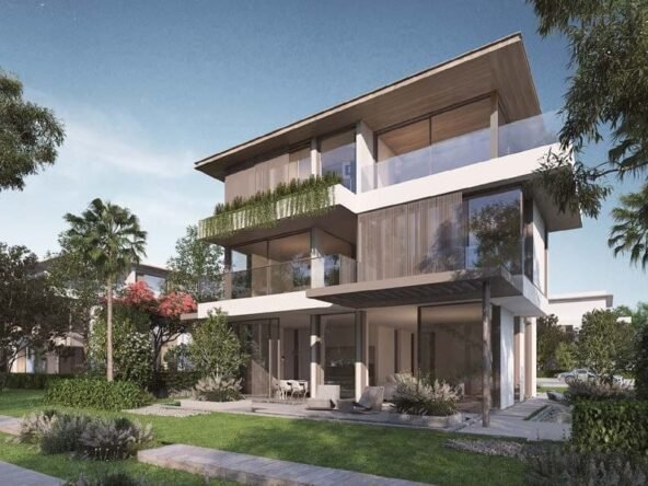 MERAAS Nad Al Sheba Gardens ansicht der Villa von Außen